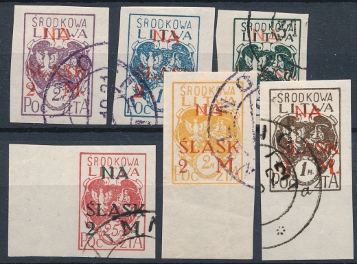 Litwa Środkowa 23-28 A kasowane