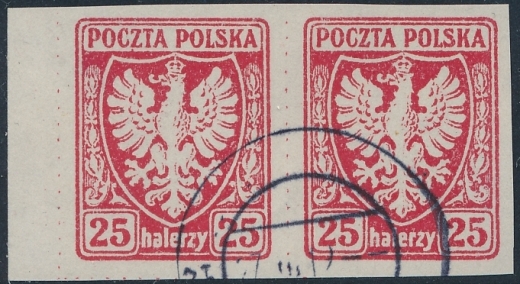 0062 kropka pod Z Poczta parka kasowana