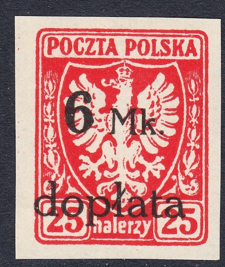 Dopłaty D 033 wybrzuszenie na 6 i haczyk na Ł czysta
