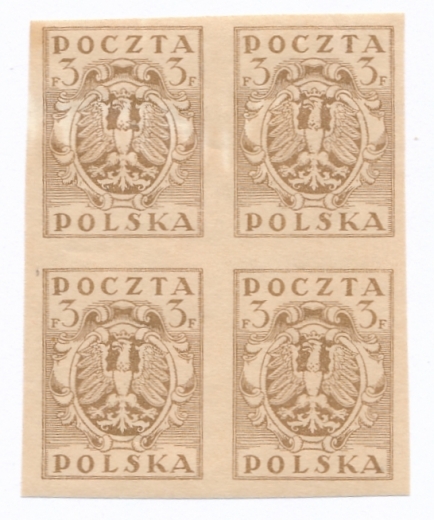 0085 A bx jasnobrązowy czwórka czysta** Wydanie w walucie markowej