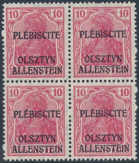 Olsztyn 02 b karminoworóżowy czwórka gwarancja czysty**