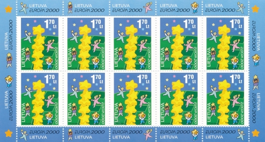 Litwa Mi.730 Arkusik czysty**
