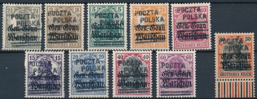 Poczta Lokalna Grodzisk 1-10 czyste*