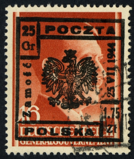 Poczta lokalna Zamość fi.06 kasowany fotoatest