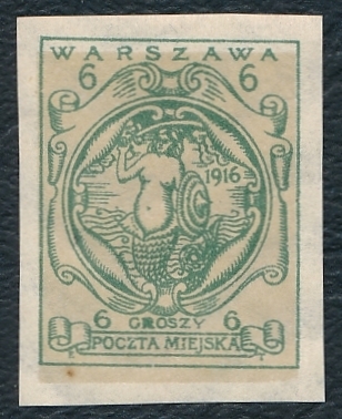 Poczta Miejska Warszawa IV A gwarancja czysty**