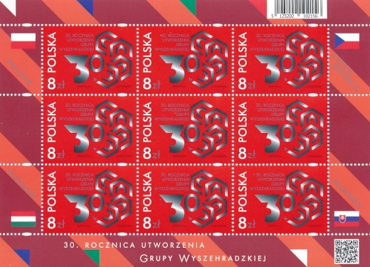 5125 Arkusik czysty** 30 rocznica utworzenia Grupy Wyszehradzkiej