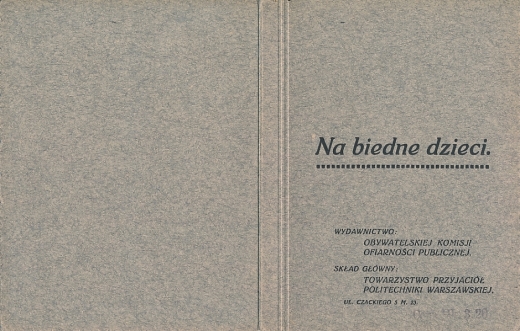 Na biednych karnet okolicznościowy