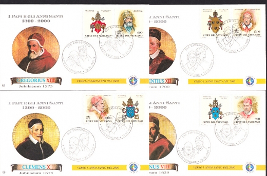 Watykan Mi.1269-1276 FDC