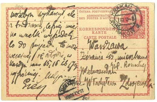 Kraków-Warszawa 1910