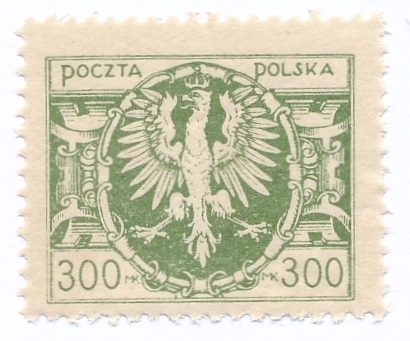 0139 bm zielony ZL 11½ czyste** Duży orzeł - uzupełnienie