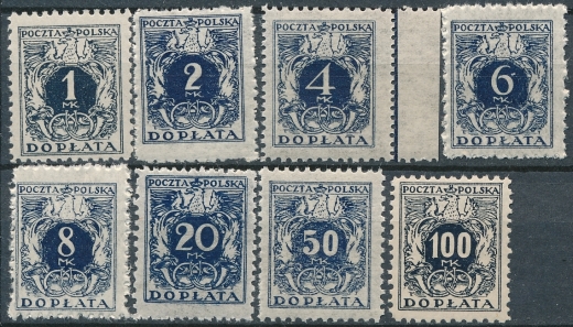 D037-44 czyste** Wydanie obiegowe - orzeł