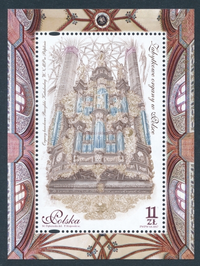 4788 Blok 308 czysty** Zabytkowe organy w Polsce 