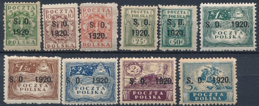 Śląsk Cieszyński 1-10 czyste*