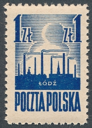 0358 ex ciemnoniebieski papier średni ZL 11 gwarancja czysty**