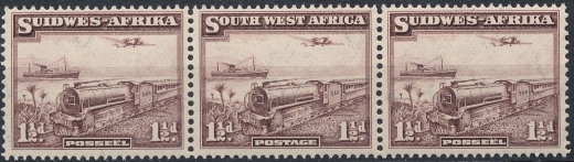 Sud West Afrika Mi.0180-181-180 pasek poziomy czyste**