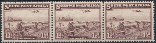 Sud West Afrika Mi.0181-180-181 pasek poziomy czyste**