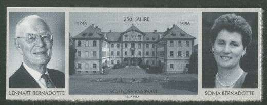 Słania-winietka na listy hrabiego Bernadotte