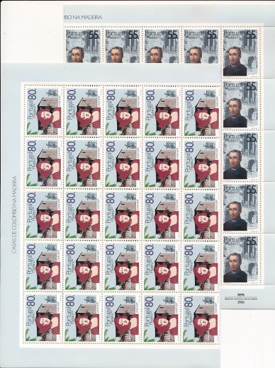 Portugalia Madeira Mi.0123-124 Arkusze czyste**