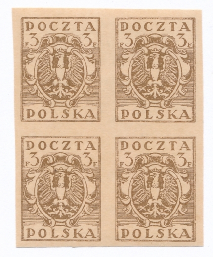 0085 A ax brązowy czwórka czysta** Wydanie w walucie markowej