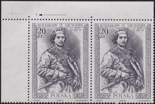 3079 parka oznaczenie sektora 2 czysta** znaczki polskie