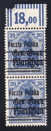 0012 II bb parka pionowa I/II rząd czysta*