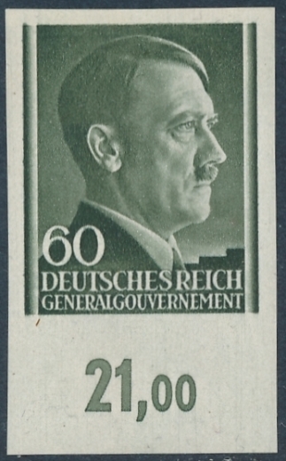 GG 111 nieząbkowany czysty** Portret A.Hitler