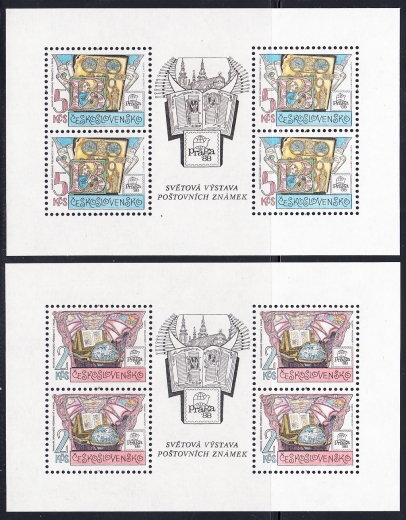 Czechosłowacja Mi. 2957-2960A Arkusiki czyste**