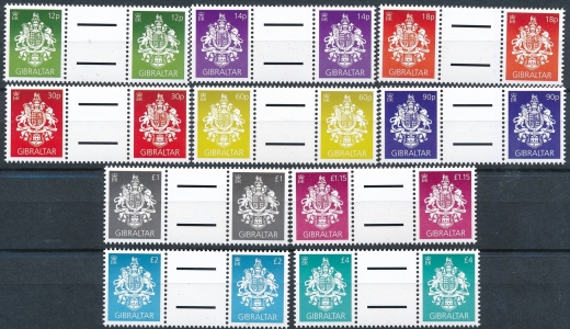 Gibraltar 1965-1974 parki rozdzielone międzypolem czyste**