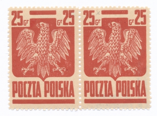 V c brązowoczerwony kreska na prawym G w GR parka gwarancja+opis czysta** Wydanie obiegowe "Goznak"