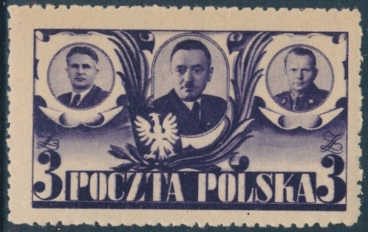 0407 kropka pod L Polska na marginesie czysty**
