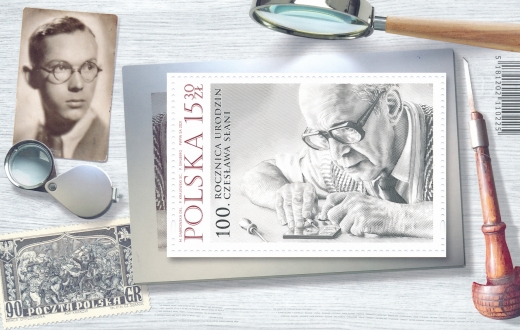 5181 Blok 358 czysty** 100 rocznica urodzin Czesława Słani