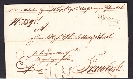 Jarosław-Przeworsk pismo urzędowe 1846 rok