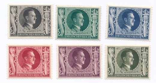 Deutsches Reich Mi.844-849 czyste**