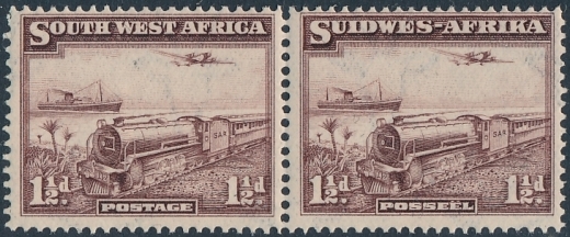 Sud West Afrika Mi.0180-181 parka pozioma czyste**