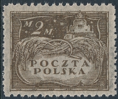 0094 clC jasnobrązowy papier prążkowany pionowo ZL 10:11½ gwarancja czysty**