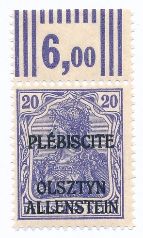 Olsztyn 05 b fioletowoniebieski górny margines czysty**