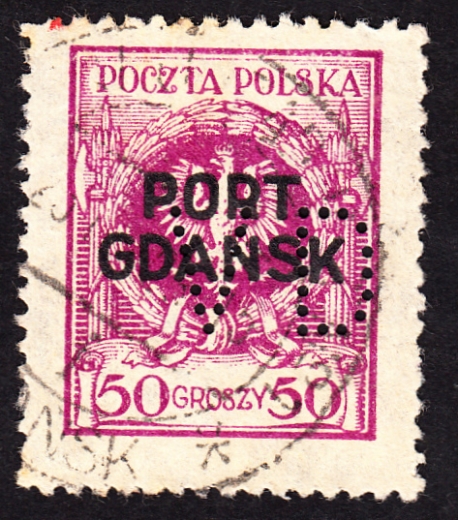 Port Gdańsk 11 dziurkowanie firmowe kasowany gwarancja+opis