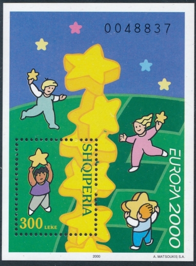 Albania Mi.2755 Blok 123 czyste** Europa Cept