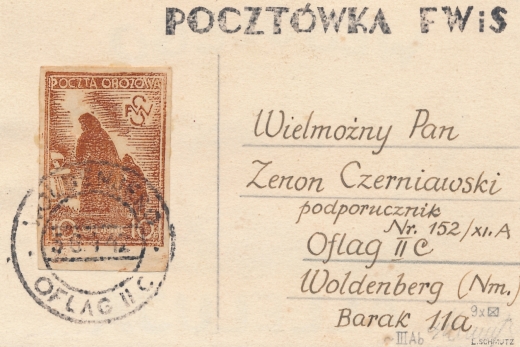 Woldenberg fi.01 III ax2 pocztówka świąteczna gwarancja+opis