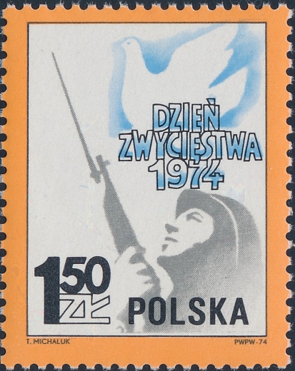 2165 przesunięcie barw czysty** Dzień Zwycięstwa