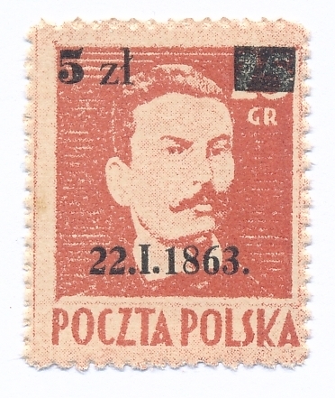 0347 d czerwonobrązowy gwarancja+opis czysty 82 rocznica Powstania Styczniowego