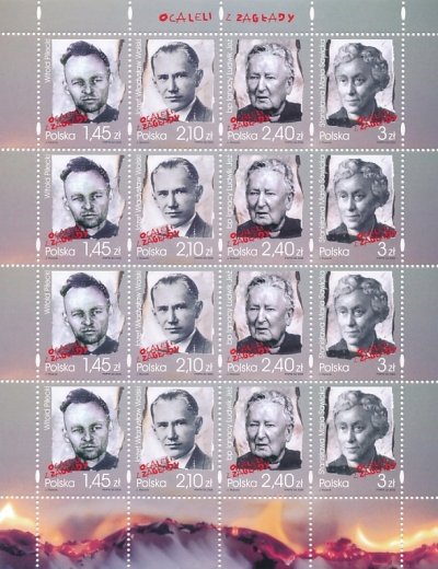 4258-4261 Arkusik czysty** Ocaleni z zagłady