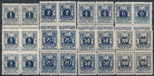 D037-44 w czwórkach czyste** Wydanie obiegowe - orzeł