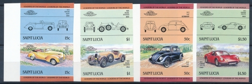 St. Lucia Mi.740-747 parki nieząbkowane czyste**