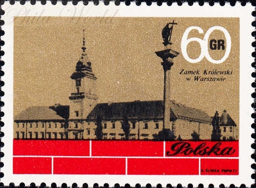 1971 kropka w nominale czysty**