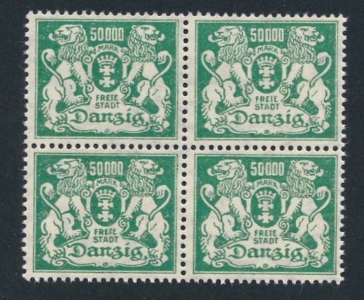WMG 148 w czwórce czyste** Wydanie obiegowe - herb Gdańska