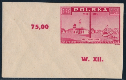 0380 b karminowoczerwony walec W.XII. czysty**