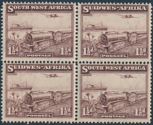 Sud West Afrika Mi.0180-181 czwórka czyste**